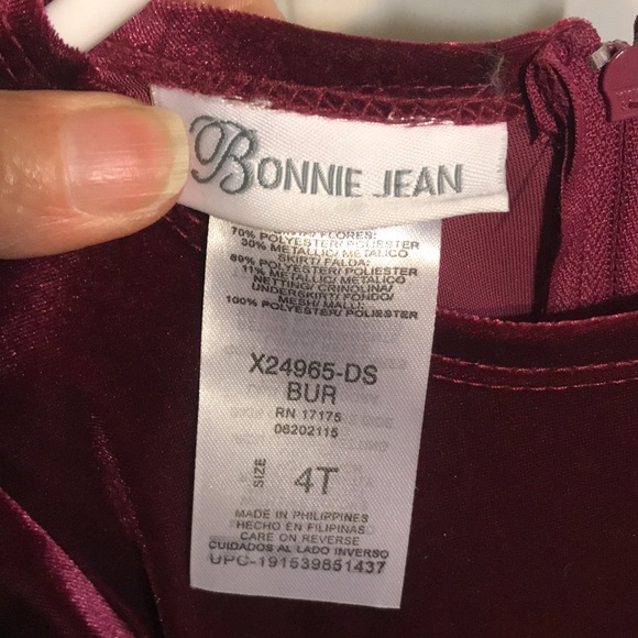 Girl’s Holiday Velvet Iridescent Dress - Picture 12 of 12